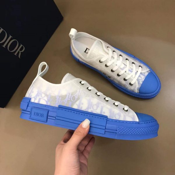 Dior B23 2022 New Style Low Top Logo Oblique Canvas 03