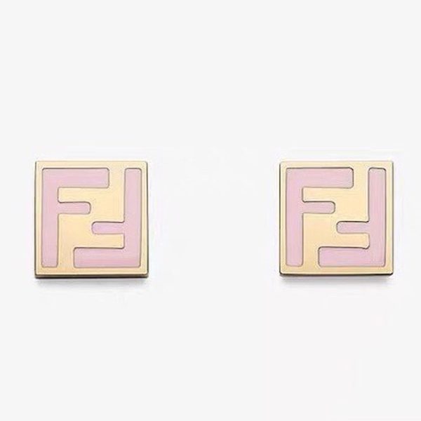 Fendi letter earrings