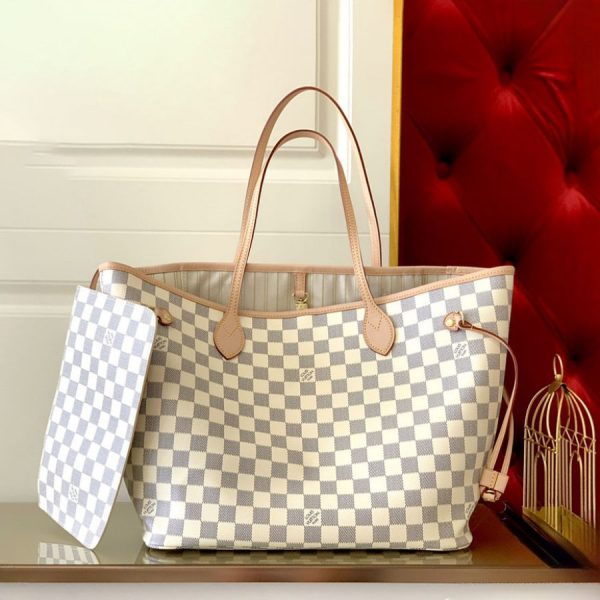 Louis Vuitton LV Neverfull Monogram Damier MM&GM N41357 (Replica) - Image 6