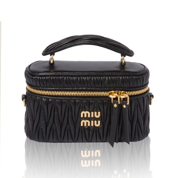 MIU MIU Matelassé Nappa Leather Shoulder Bag (Replica)