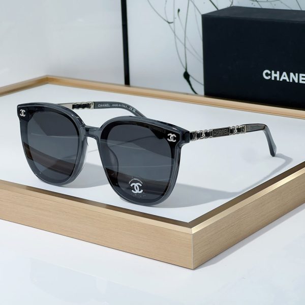 Chanel Mirror Logo Decoration Sunglasses Top quality （Replica） - Image 5