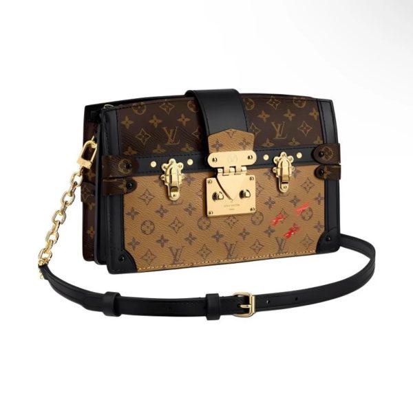 Louis Vuitton LV Trunk Clutch Box Bag Clutch Shoulder Crossbody Bag   (Replica)