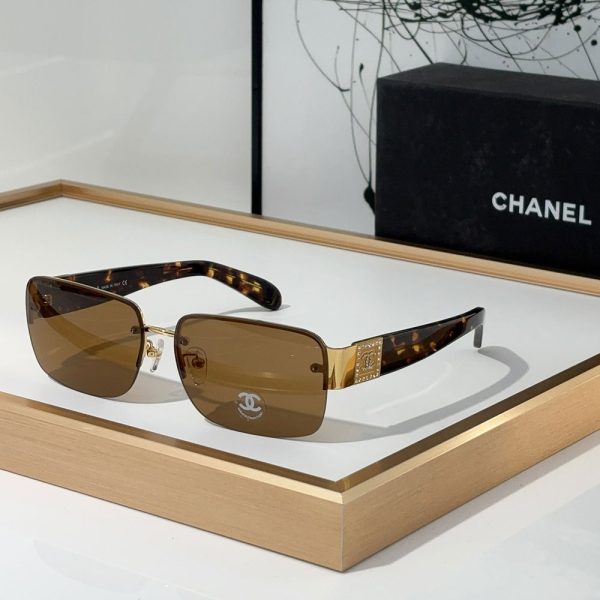 Chanel  Half frame Sunglasses Top quality （Replica） - Image 2