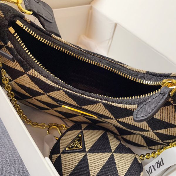 Prada Canvas Armpit Shoulder Bag Handbag（Replica） - Image 3