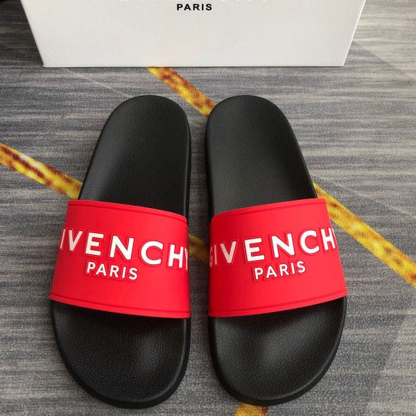 Givenchy Rubber Logo flip-flops Slide Sandal(Replica) - Image 32