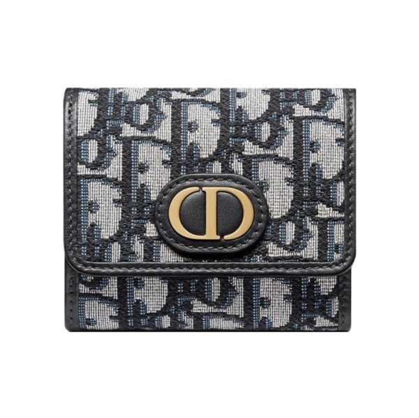 Dior 30 Montaigne Three Fold Wallet(Replica)