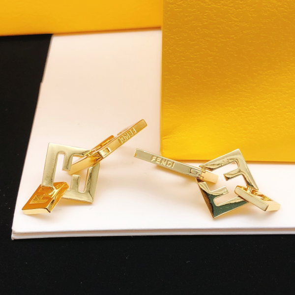 Fendi Irregular Earrings - Image 3