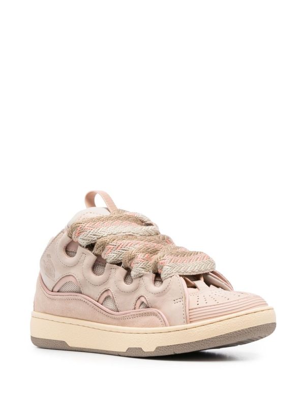 Lanvin LEATHER CURB SNEAKERS(Replica) - Image 3