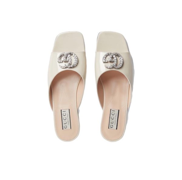 Gucci Leather Sandals  Slide Sandal (Replica) - Image 2