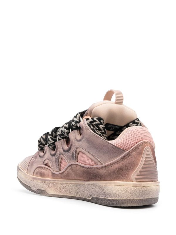 Lanvin LEATHER CURB SNEAKERS(Replica) - Image 4