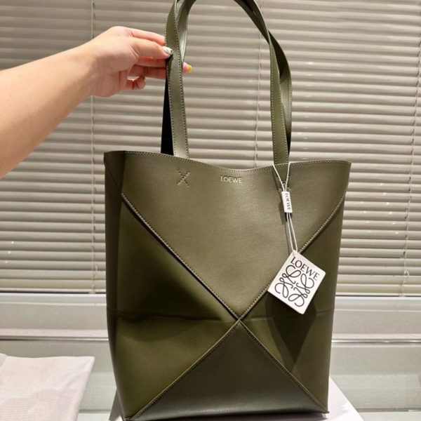 Loewe Puzzle Fold Tote Calfskin(Replica) - Image 3