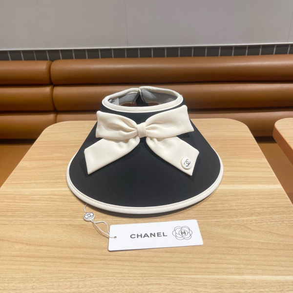 Chanel UV Outdoor Riding Sun Hat With Empty Top And Large Brim Sunhat （Replica）