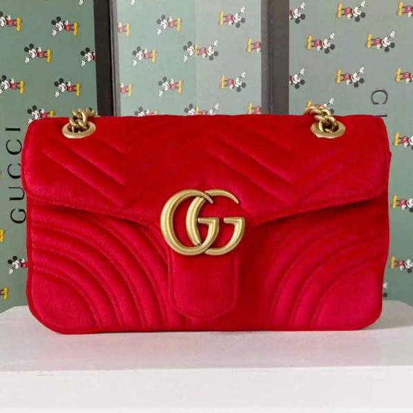 Gucci GG Marmont Velvet Small(Replica) - Image 9