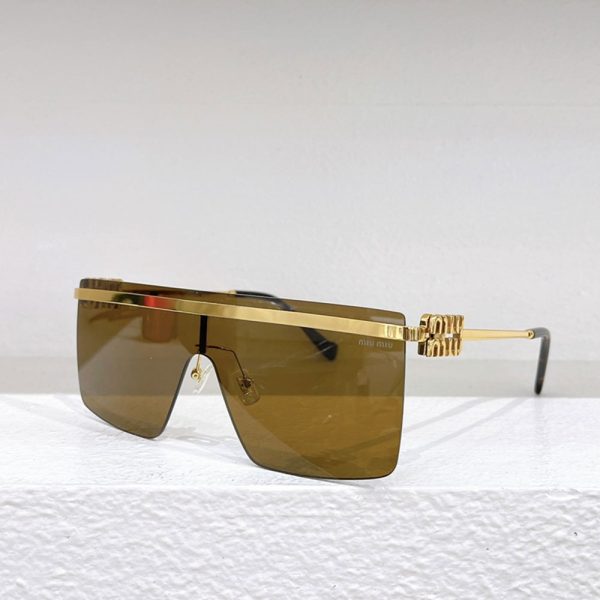 MIU MIU Thin Metal Mirror legs  Sunglasses Top quality （Replica）