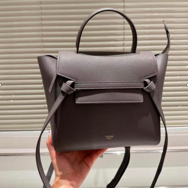 CELINE Grained Calfskin Micro  Bag(Replica) - Image 6