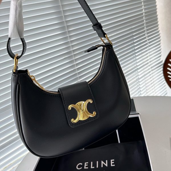 Celine Triomphe Canvas&Leather hand shoulder bag (Replica) - Image 4