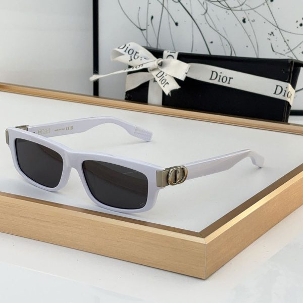 Dior Mirror Leg Stereoscopic Logo Acetate Fibre sunglasses Top quality  (Perfect Replica） - Image 4