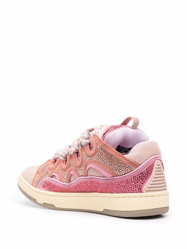 Lanvin LEATHER CURB SNEAKERS(Replica) - Image 4