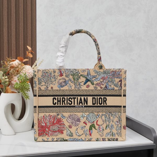 DIOR Embroidered Tote Bag (Replica) - Image 2