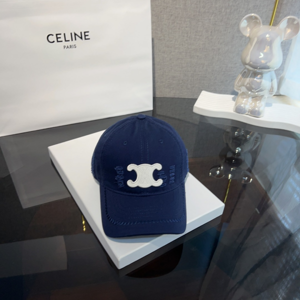 Ceiline Vintage Ripped Baseball Cap  Sunhat （Replica）