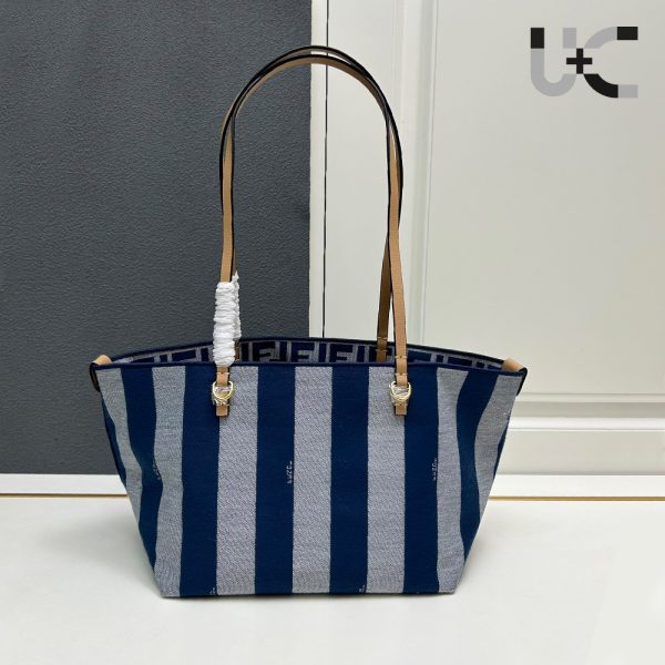 Fendi Reversible shopper in Pequin striped  Bag (Replica) - Image 3