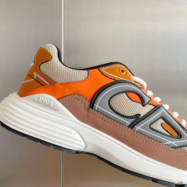 Dior B30 Dad Sneakers Orange (AAA High Quality Version) - Image 5