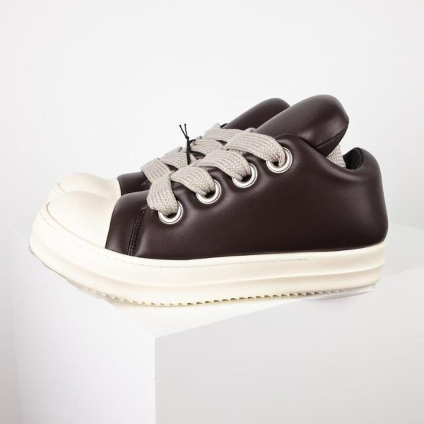 Rick Owens Rick Owens Ss25 Hollywood Jumbolace Low Sneaks (Replica) - Image 3