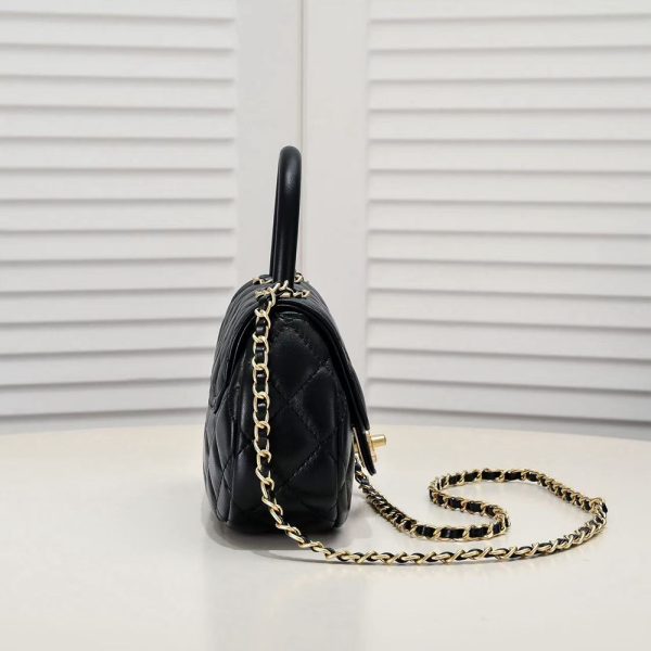 Chanel coco Leather Handle Shoulder Crossbody Bag（Replica） - Image 2