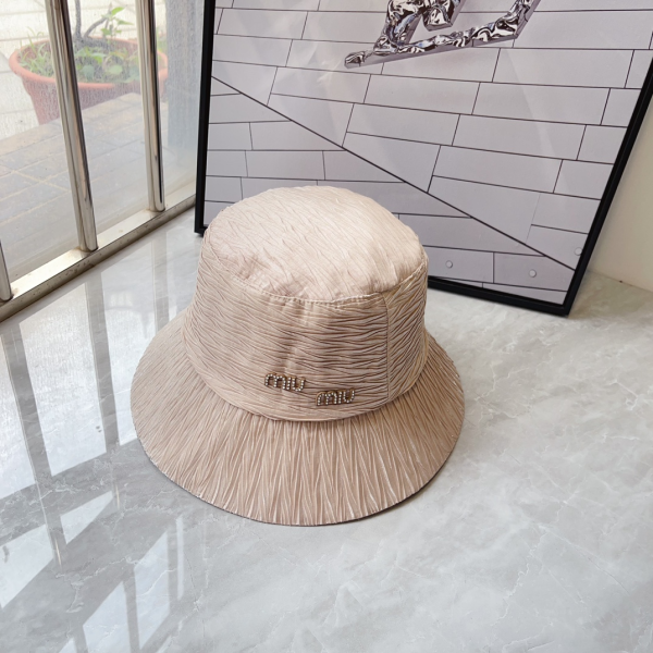 Miu Miu Textured Fisherman's Hat  Sunhat （Replica）