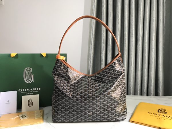 Goyard hobo boheme black tan