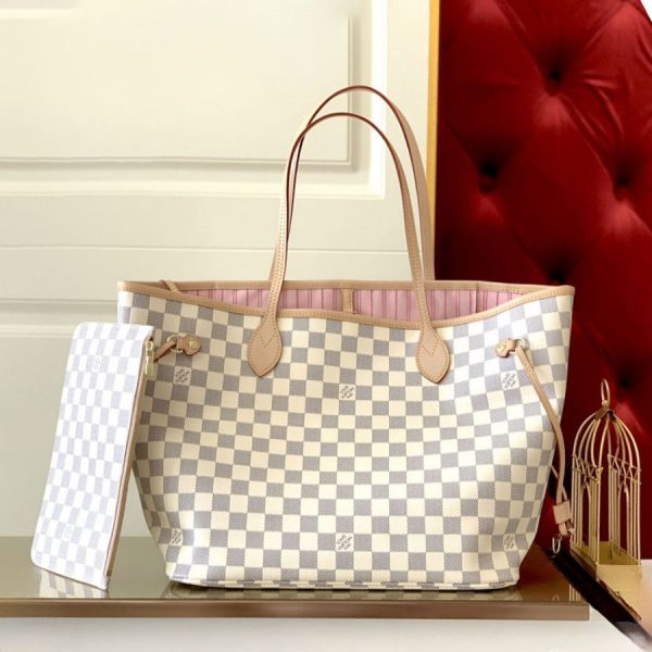 Louis Vuitton LV Neverfull Monogram Damier MM&GM N41357 (Replica) - Image 5