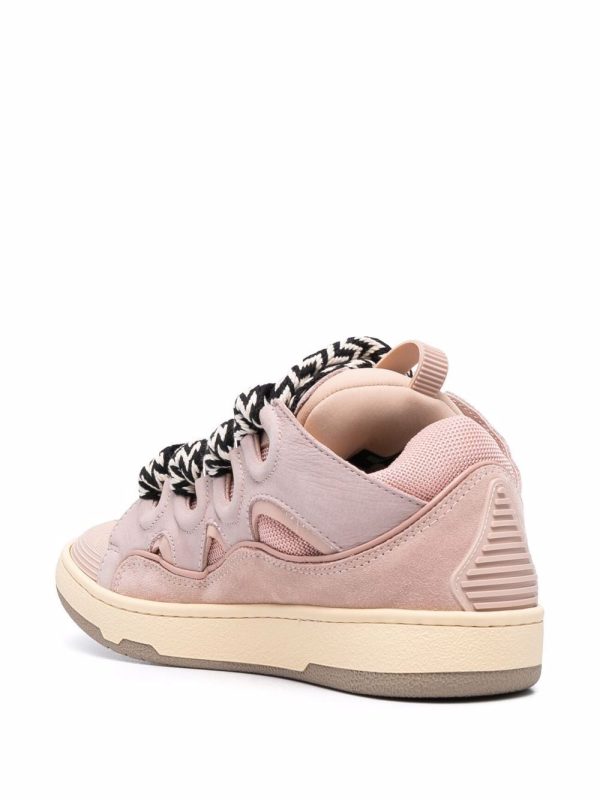 Lanvin LEATHER CURB SNEAKERS(Replica) - Image 3