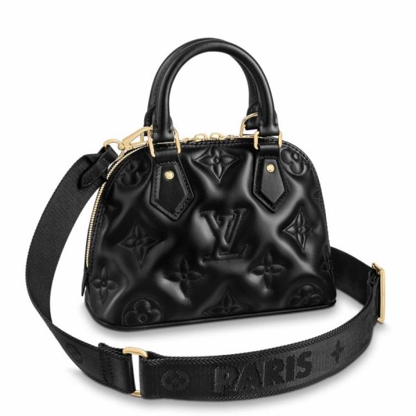 Louis Vuitton LV Alma BB PM Shoulder Bag Monogram Damier Ebene M53152 (Replica) - Image 11