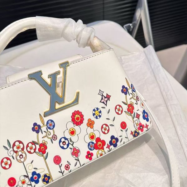 Louis Vuitton x Murakami Capucines East West Mini (Replica) - Image 7