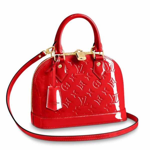 Louis Vuitton LV Alma BB PM Shoulder Bag Monogram Damier Ebene M53152 (Replica) - Image 6