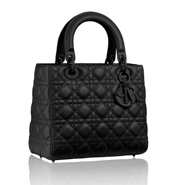 Dior The LADY DIOR Medium Bag-Matte cowhide leather(Replica)