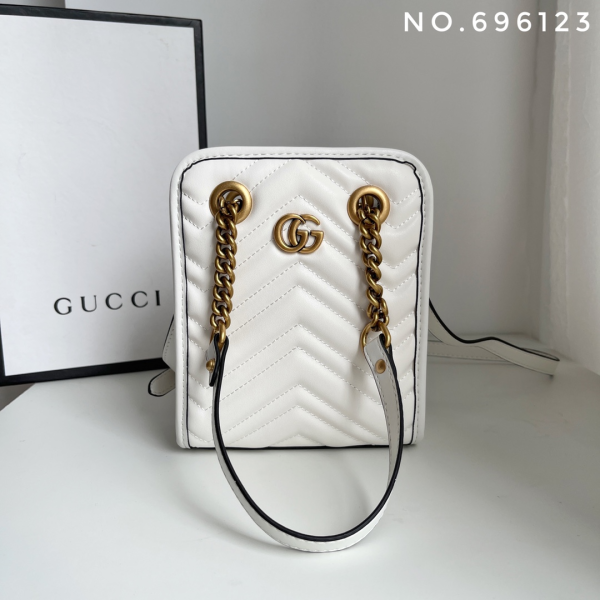 Gucci Marmont Leather Handbags(Replica) - Image 5