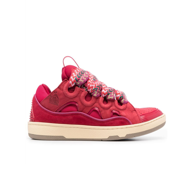 Lanvin LEATHER CURB SNEAKERS(Replica)