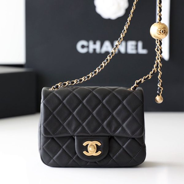 Chanel CF Calfskin Golden Ball 17CM - Image 2