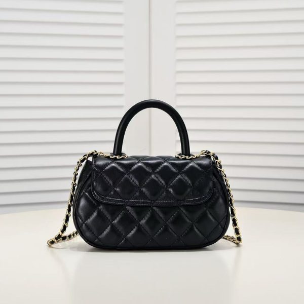 Chanel coco Leather Handle Shoulder Crossbody Bag（Replica） - Image 3