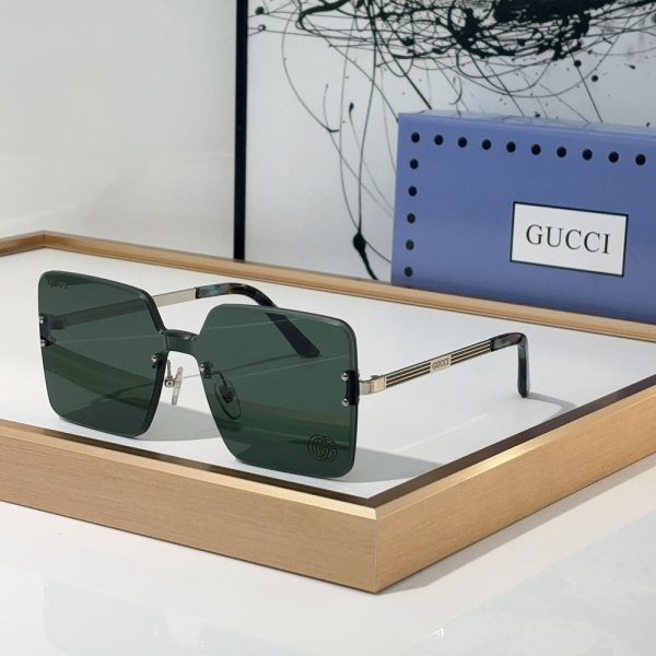 Gucci Stylish Frameless Design  sunglasses Top quality （Replica） - Image 2