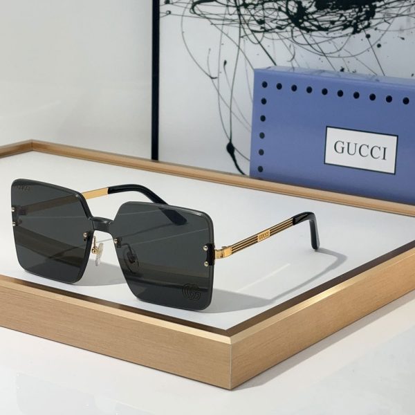 Gucci Stylish Frameless Design  sunglasses Top quality （Replica） - Image 6