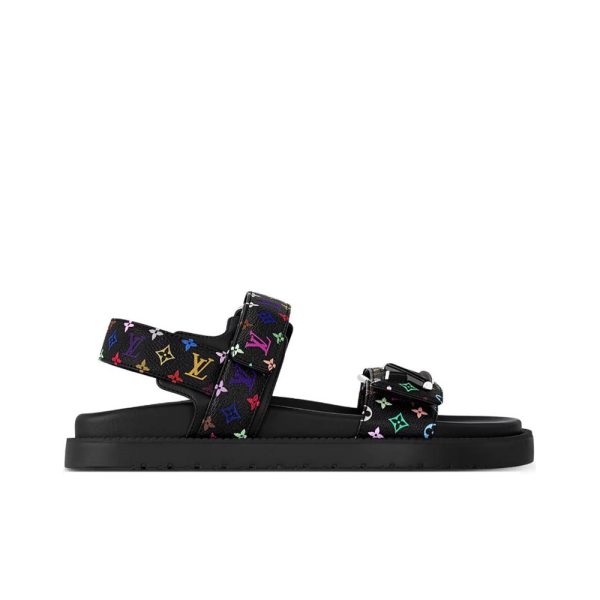 Louis Vuiton LV x TM lV Sunset Flat Comfort Sandal (Replica)