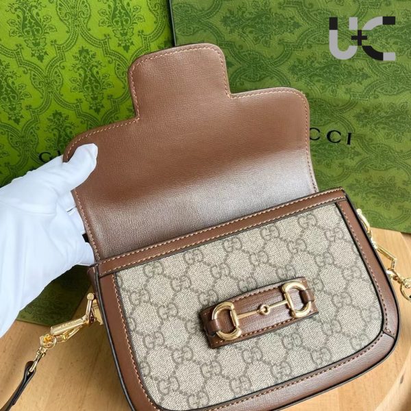 GUCCI 1955 Horsebit Shoulder Bag Mini (Replica) - Image 4