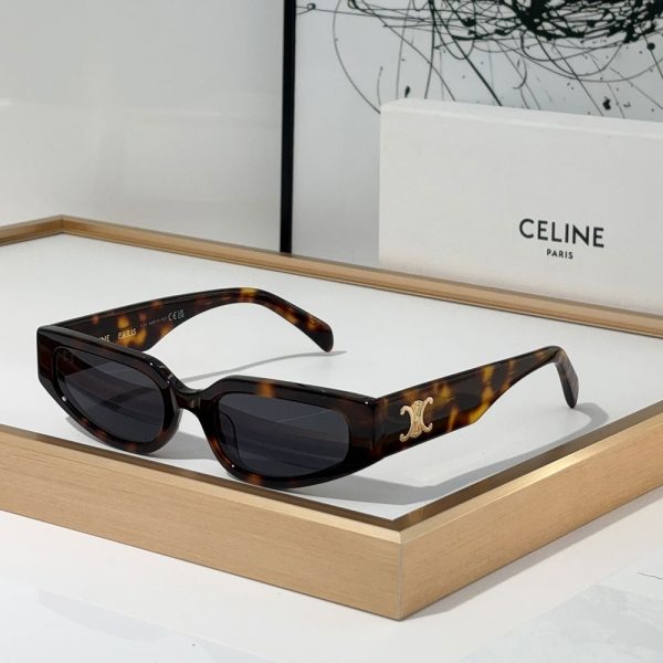 Celine  Patterned Frame  sunglasses Top quality （Replica）