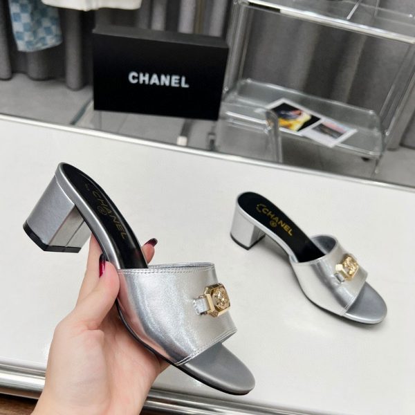 Chanel Flat Open-toed Flip-flops With Thick Heels Slide Sandal(Replica) - Image 8