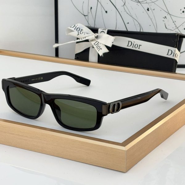 Dior Mirror Leg Stereoscopic Logo Acetate Fibre sunglasses Top quality  (Perfect Replica） - Image 7