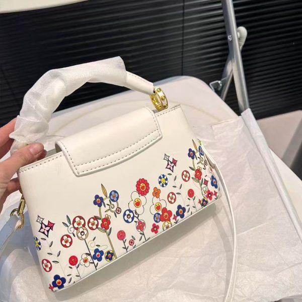 Louis Vuitton x Murakami Capucines East West Mini (Replica) - Image 5