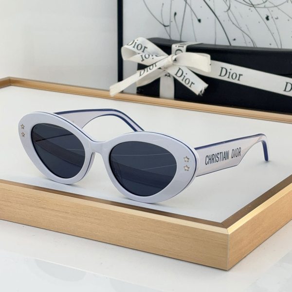 Dior Star Logo Acetate Fibre Cat eye sunglasses Top quality (Perfect Replica） - Image 4