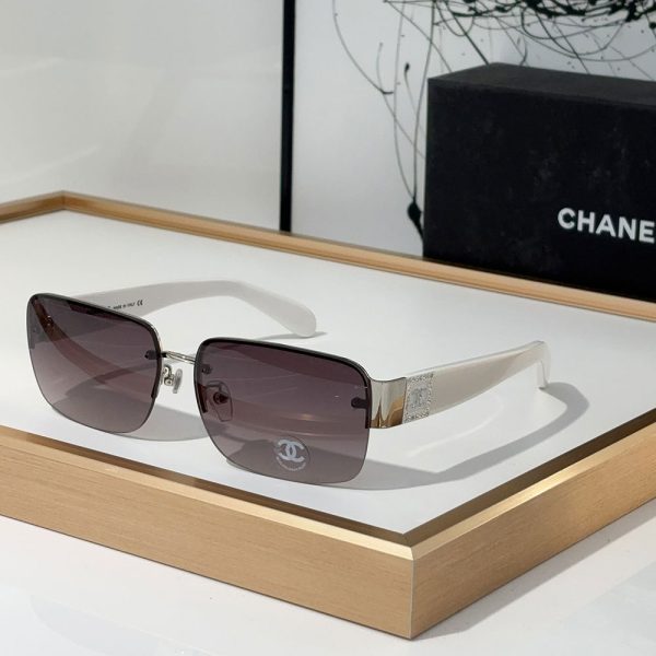 Chanel  Half frame Sunglasses Top quality （Replica） - Image 3